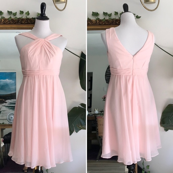 Sheer Pink Mini Dress - Picture 2 of 7